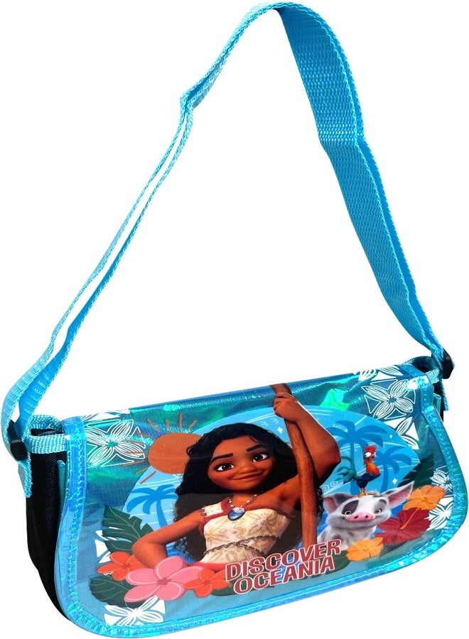 Ruz Moana Little Girl Flap Over Crossbody Purse Shoulder Bag (Moana-Discover Oceania) - Image 3